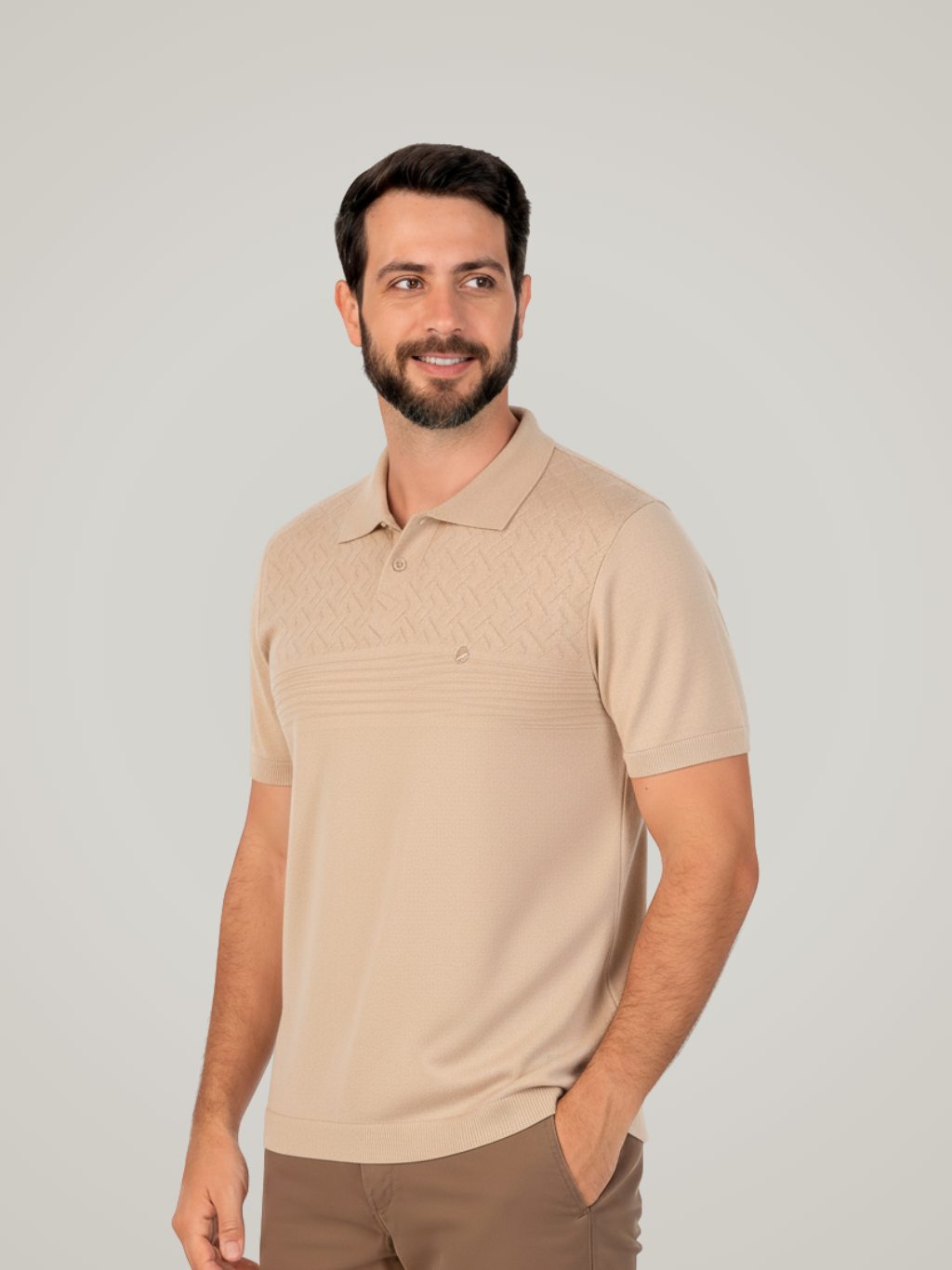 POLO TRICOT - DECOTE V